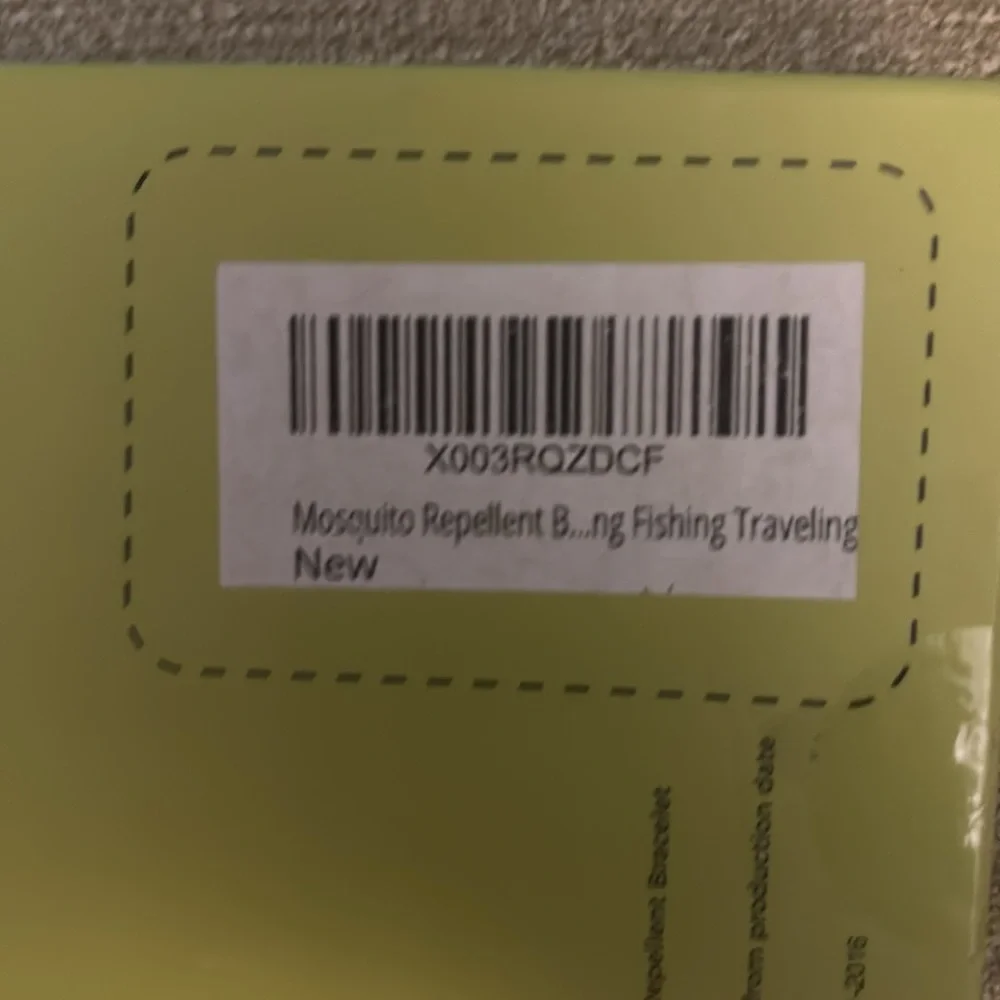 Essential Oil Mosquito Repellent Bracelet - New In Box